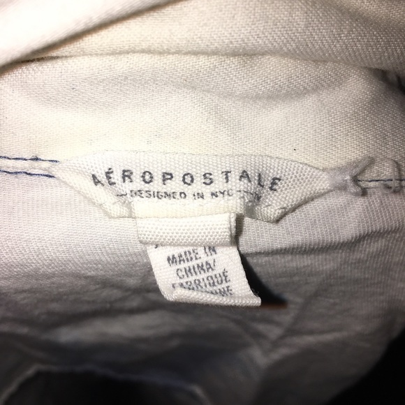 Aeropostale tye dye shirt XS jean shirt - Picture 2 of 2